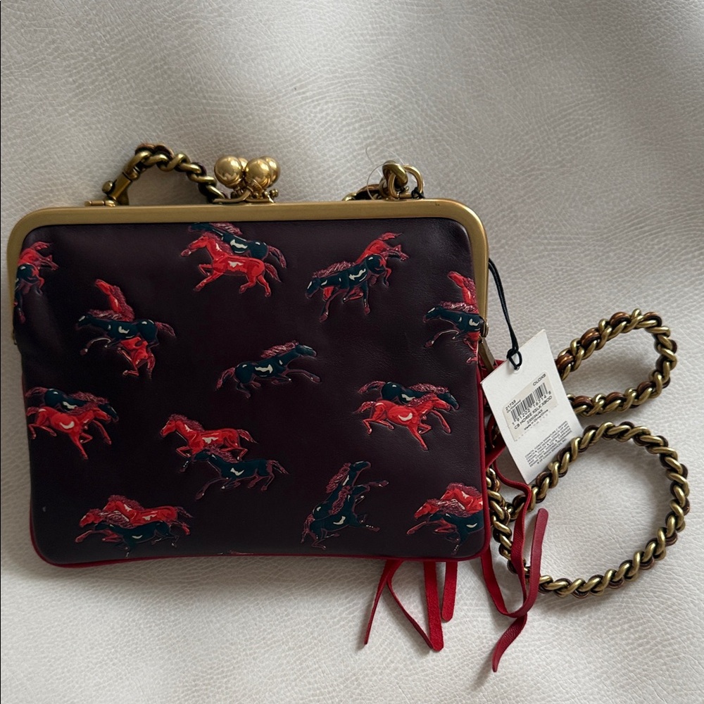 Coach 1941 Double Frame Kisslock Bag